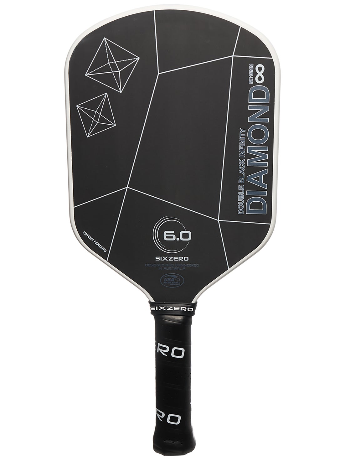 Six Zero Infinity Edgeless Double Blk Diamond Paddle | Total Pickleball ...