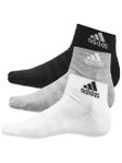 adidas Cushion Ankle 3-Pack Sock Gr/Wh/Blk MD