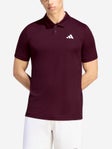 adidas Men's Club Polo Maroon XL