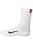 Nike Multiplier 2-Pack Cushioned Crew Socks White L