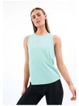 P.E Nation Wom Crossover Air Form Tank MD Aqua