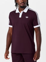 adidas Men's Classics Polo Maroon S