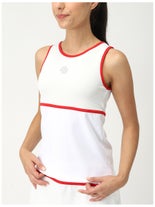 BB Women's Capri Tank White S