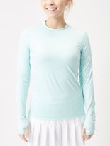 BloqUV Women's Long Sleeve Top - Mint XS