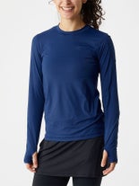 BloqUV Women's Long Sleeve Top Navy XS