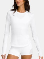 Wilson Women's All Day Long Sleeve Top White L