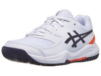 Asics Gel Dedicate 8 GS White/Indigo Junior Shoes