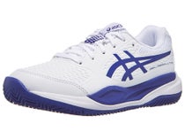 Asics Gel Resolution X GS CLAY Wht/Cobalt Junior Shoes 