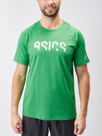 ASICS Men's Hex Graphic Cotton Blend SS Tee Cilantro