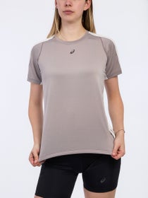 ASICS Women's Fujitrail Elite Short Sleeve Cream