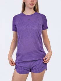 ASICS Women's Metarun Short Sleeve Top Edo Purple