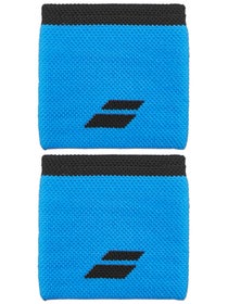 Babolat Logo Wristband Diva Blue/Dark Grey