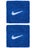 Nike Swoosh Singlewide Wristbands 2 Pk Royal/White