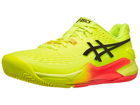 Asics Gel Resolution 9 CLAY Paris Mens Shoes\Yellow/Or