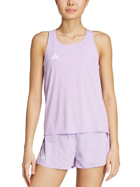 adidas Womens adizero Essential Tank Powder Plum