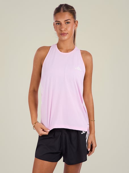 adidas Womens Iconic Tank Clear Pink