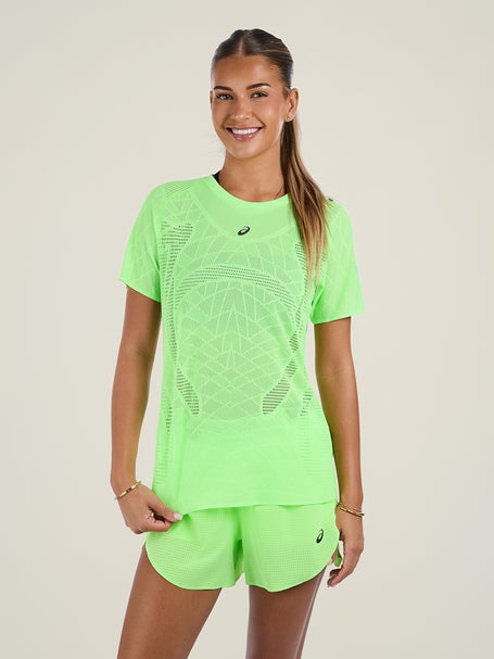 ASICS Womens Metarun Short Sleeve Illuminate Green