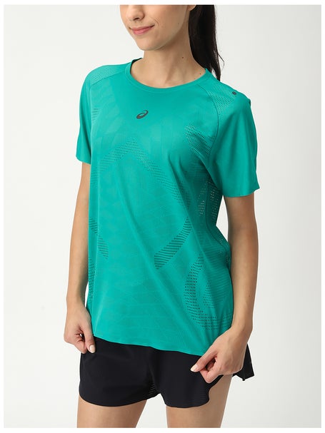 ASICS Womens Metarun Short Sleeve Top Wave Teal