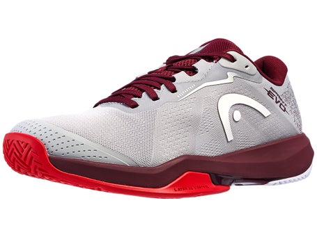Head Sprint Evo 4.0 Lt Grey/Red Mens Shoes