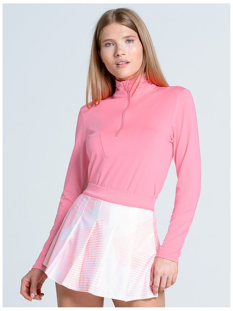 Lucky in Love Womens LUV Free Play Zip Long Sleeve 