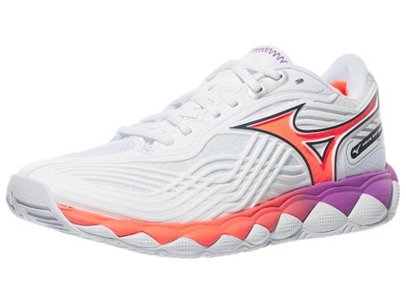 Mizuno Wave Enforce Tour 2 Wh/Lava Orange Woms Shoe