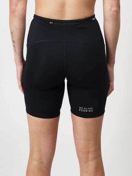 New Balance Womens Impact Run Fitted Short Black