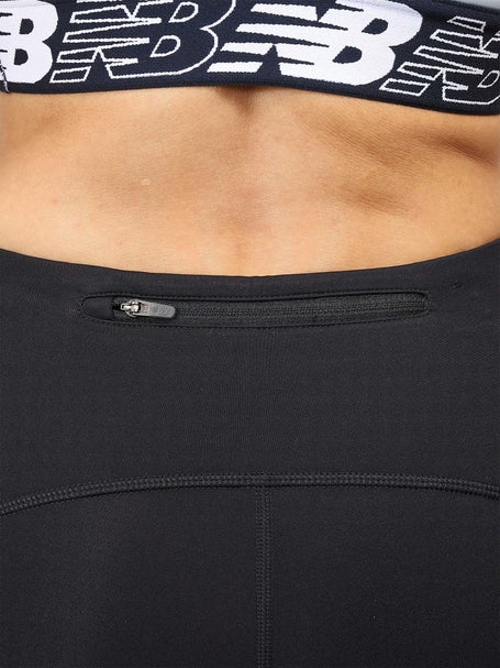New Balance Womens Impact Run Fitted Short Black