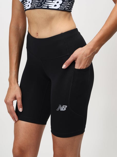 New Balance Womens Impact Run Fitted Short Black