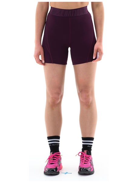 P.E Nation Womens Backcheck Bike Short Potent Purple