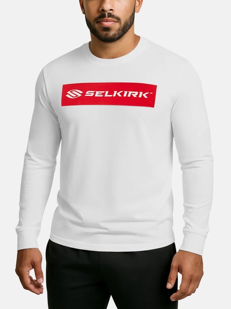 Selkirk Sport Sideline Soft Cotton Long Sleeve White