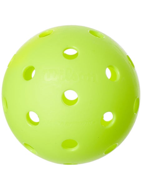 Wilson Tru 32 Outdoor Pickleballs - Neon