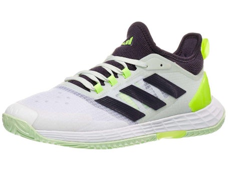 adidas adizero Ubersonic 4.1 White/Lemon Mens Shoe