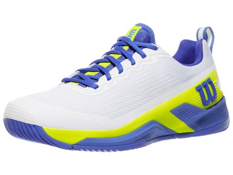 Wilson Rush Pro 4.5 Wh/Blue/Yellow Mens Shoes