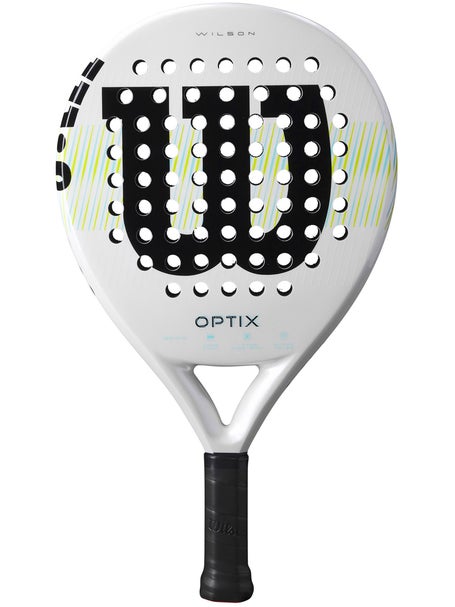 White Paddle Racket Wilson Optix White Padel Racket | Total Pickleball Australia
